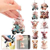 Colgante Decorativo De Cerdo Acrílico 2D Interesante Para Llaveros Y Amigos Regalo Divertido Y Moderno De Animal - details 0