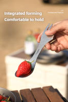 Tiartisan Utensilios De Cocina Para Camping De Titanio Multifuncionales Y Ligeros 3 En 1 Cuchara Y Tenedor Portátiles Para Exteriores - details 4