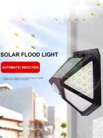 Luz Solar Exterior Con Sensor De Movimiento 100LEDs IP65 Impermeable Tres Modos Iluminación Para Jardín Garage Eave Luz Nocturna - details 4