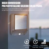 Lámpara De Pared Solar LED Plegable 120° Impermeable Con Sensor De Movimiento 3 Modos Luces De Calle Para Jardín Decoración - details 6