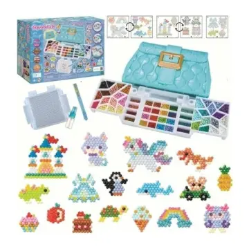 Aquabeads – Set De Recarga De Abalorios Acuarela, 800 Cuentas De 8 Colores, Para Niños +4 Años