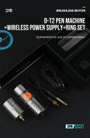 Kit De Máquina De Tatuaje Inalámbrica Con Motor Brushless Y Batería Recargable Diseño De Descompresión Pluma Rotativa De Aleación De Aluminio Para Tatuadores Profesionales - details 6