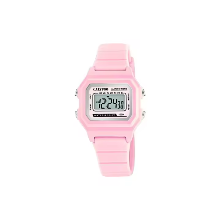 Reloj Calypso K5802/3 Digital Crush Unisex - Resistente al Agua 10 ATM, Rosa - 1