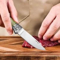 Cuchillo De Afeitar Profesional En Acero Inoxidable Con Mango Plegable Cuchillo De Carne Y Fruta Para Corte De Pescado Y Carne En La Cocina - details 8