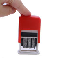 Estampador De Fecha En Tinta 4MM Con Inversión De Color Rojo Azul Negro Operación Suave Versión Inglesa Stamping Accurate Base Ancha Suministros - details 1