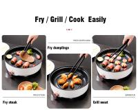 Multi Cocina Eléctrica 220V Sartén De Frying No Adhiere Para Barbacoa Pescado Carne Huevo Máquina De Cocinar En Casa - details 15