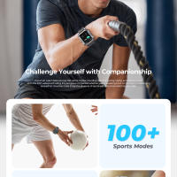 HAVIT HV-M9040S Smartwatch, Pantalla Completa 1,91", Llamadas Bluetooth, IP67 Resistente al Agua, 100+ Modos Deportivos, Monitor de Ritmo Cardíaco y Oxígeno en Sangre, Seguimiento de Sueño, Asistente de Voz, Compatible con Android/iOS - details 3