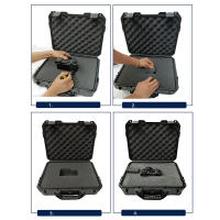 Estuche De Transporte Rígido Para Herramientas Con Espuma Pre-cortada Caja De Almacenamiento Protector De Seguridad Organizador De Herramientas Resistente a Los Impactos - details 2