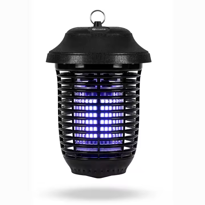 Lámpara Antimosquitos Eléctrica Exterior Negro Amsta AMMK77814 - 1
