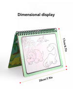 Libro De Dibujo Mágico Para Niños Puede Ser Dibujado Repebteniente Con Agua Limpia Juguete De Aprendizaje De Colores Sin Baterías Material De Cartón - details 7