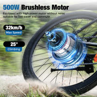 Bicicleta eléctrica MTB 250w EB3, bicicleta de montaña eléctrica 26" bicicleta eléctrica para adultos 35km/h, batería 36V 10.4Ah, modo ASSIST autonomía 100km - details 4