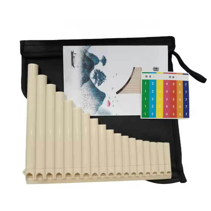 Miwayer Panflute Hecho a Mano Instrumento De Viento ABS 18 Tiras De Flauta Alta Calidad Estudiante Portátil Instrumentos Musicales Folclóricos - 1