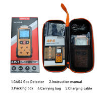Detector De Gases 4 En 1 Medidor De Oxígeno O2 Carbon Monóxido CO H2S Analizador De Combustible Y Leaky Detector Monitor De Calidad Del Aire - details 8