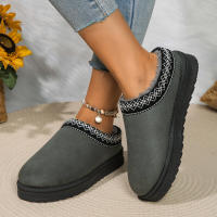 Nuevos Zapatos De Lana Para Mujer 2024 Botas De Nieve De Plataforma Calientes Botillas Antideslizantes Para Exteriores Zapatos Con Lantejuela De Nubuck Suela De TPU Adecuados Para Invierno - details 17