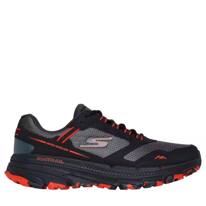 Cómoda  Deportiva senderismo hombre Skechers GO RUN TRAIL ALTITUDE 2.0 malla negra con tratamiento Water Repellent Skech-Guard® Plantilla Memory Foam amortiguadora Altura Tacón bajo (1-3 cm) Referencia 220754-BKOR - 1