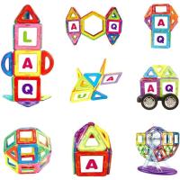 118 piezas de Bloques de construcción magnéticos para niños, juego de viaje, Kit de apilamiento de Estructura magnética, Juguete, Educational Gift para niños de 3 años Adelante - details 0