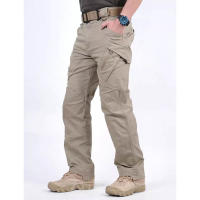 Pantalones Tácticos Consul IX9 Para Hombre Con 7 Bolsillos Militar Pantalones De Trabajo Al Aire Libre Pantalones De Entrenamiento Rectos Y Tubulares - details 5
