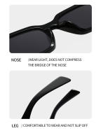 Gafas De Ciclismo Al Estilo Retro Irregular Y Cuadradas De Marca Diseñadas Para El Viaje Gafas De Sol Personalizadas Moda - details 10