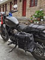 Bolsas De Sillín Para Motocicleta Negras Impermeables De Lona Con Cera De Aceite Bolsas Laterales Para Motocicleta Equipaje De Herramientas - details 17
