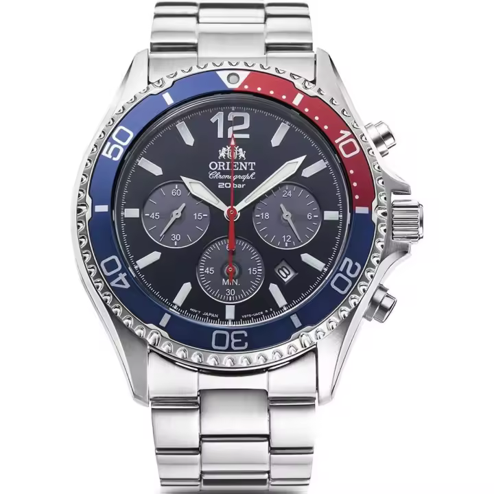 Reloj Orient RA-TX0201L 42.8mm Sports Chronograph 200m WR cristal de zafiro - 1