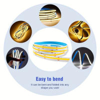 Fita LED COB USB Para Decoración De Cocina Y Habitaciones Con 320 LEDs/M 5V Luz Táctil Dimmer RA90 Para Espejo Y TV - details 10