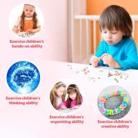 Kit para hacer pulseras de cuentas (24 cuadrices)-Kits hechos a Mano para niños - details 0