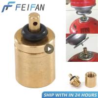 Adaptador de recarga de gas Llenado de container de Butano Estove para acampar al Aire Libre Tanque de gas Accesorios para emisores Mini Válvula de inflado C[C] - details 0