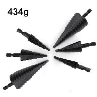 Juego De Brocas Escalonadas Negras Con Taladro Hexagonal 3-12/4-12/4-20/4-32mm Para Taladrar Madera Herramienta De Reamado - details 8