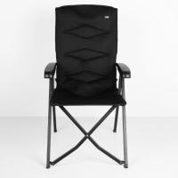 Aktive - Silla plegable acolchada, 49x76x109 cm, color negro, 5 posiciones, topes antideslizantes, tejido poliéster, incluye bolsa de transporte, peso soportado 110 kg, sillas de playa plegables, sillas plegables terraza, silla plegable camping - details 6