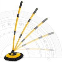 Cepillo universal para limpieza de coches, fregona telescópica de mango largo, escoba de chenilla, accesorios para lavado de coches - details 12