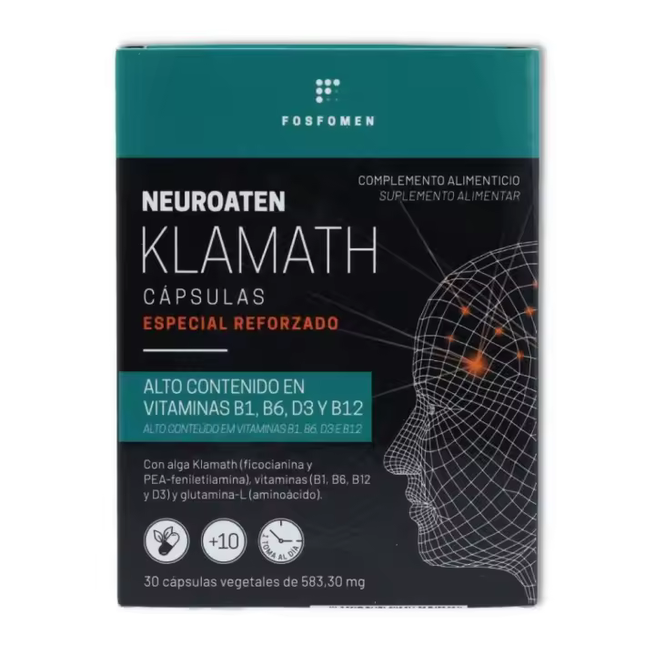 Herbora Fosfomen Neuroaten klamath 30 cápsulas - 1