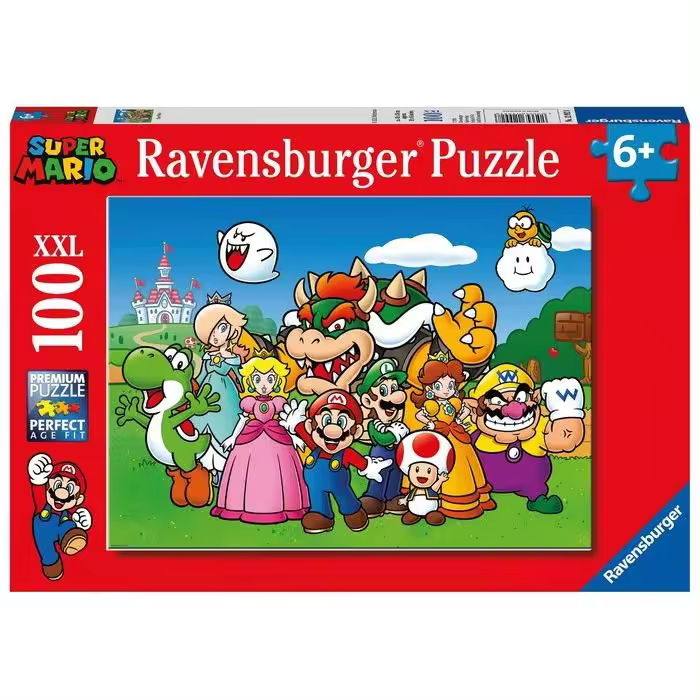 RAVENSBURGER PUZZLE XXL SUPER MARIO 100 PIEZAS PUZZLE 100PZ XXL 37x27x6 Cms. - 1