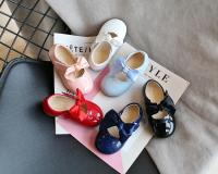 Zapatos De Niñas Estilo Princesa Infantiles Con Lazo De Cinta Y Piel Sintética Mary Janes Planos Para Niños Suaves Y Cómodos Para Todas Las Estaciones - details 3