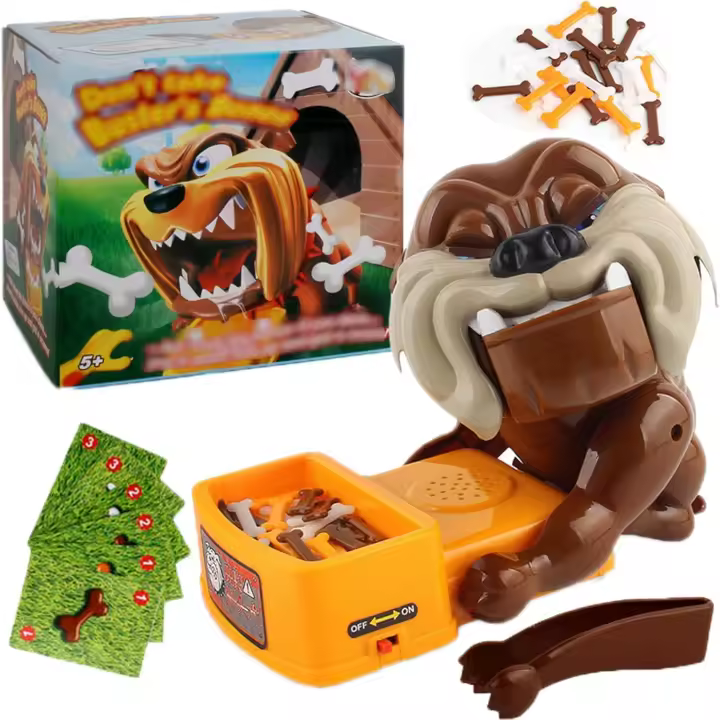 No despiertes al perro, juego de cuidado con el perro, juego complicado del perro malo para regalar, juego de escape del perro malvado, juego de robar huesos para niños, juguete pequeño, divertido e interactivo estimulante para padres e hijos - 1