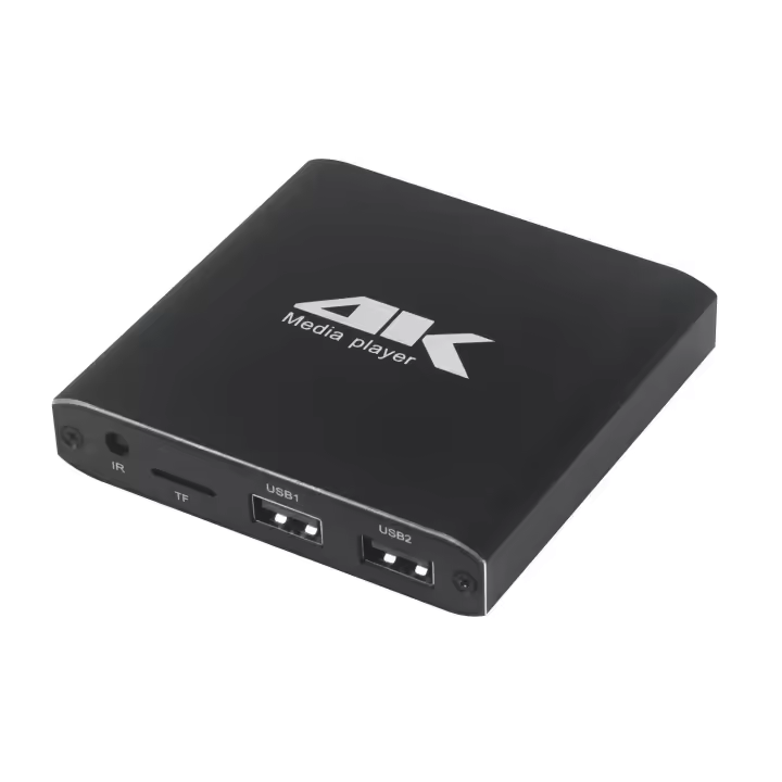 Reproductor Multimedia 4K H.265 Con Reproducción En Bucle Automático Soporte TF/AV/HDMI/USB Disquete Resolución HD 1080P Incluye Ratón - 1