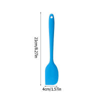 Látex Leeseph 8 Pulgadas Cuchara De Silicona Resistente Al Calor Y Antideslizante Para Cocinar Y Hornear (Multicolor) Utensilio De Cocina No Adherente - details 1