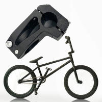 Aluminio Negro Aluminio Aleación Manillar 25.4mm/22.2mm Longitud 60mm Accesorios Bicicleta Manillar Exterior Partes 1 Pcs 200g - details 6