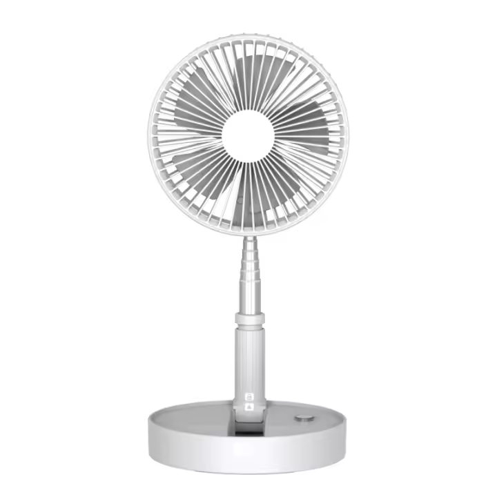 Ventilador de pie con batería recargable 7200 mAh ⋆ Palo telescópico regulable ⋆ 3 velocidades ⋆ Incluye mando a distancia ⋆ Modelo P9S ⋆ Portátil, silencioso y potente ⋆ Envío desde España - 1