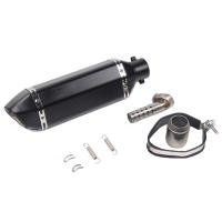 Silenciador De Moto De Fibra De Carbono 51mm Escape Ak Exhaust Universal Para CB400 Ninja250 MT09 Z800 Con Killer De DB - details 9