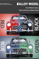 Modelo De Coche Clásico 1:24 Benz 300SL 1936 Con Sonido Y Luz Juguete Educativo Para Niños Coleccionable De Metal Regalos Para Cumpleaños - details 3