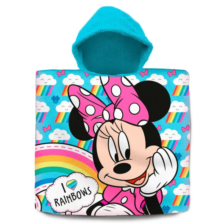 Toalha poncho de algodão Disney Minnie - 1