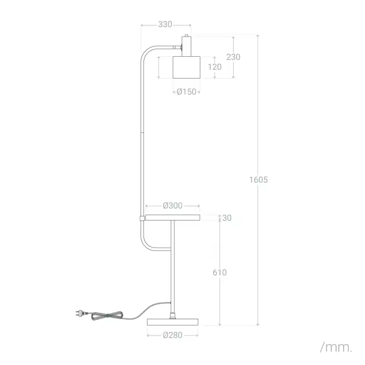 LEDKIA LIGHTING - Lámpara de Pie Dafne | Metal y Mármol | Diseño Contemporáneo | Para Salón, Dormitorio | Altura 161 cm, Blanco, Mármol - 1