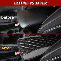 Funda de cojín para consula de Automóvil, protector Universal de cuero impermeable para Reposabrazos de asiento, accesorios de decoración para Automóvil - details 0