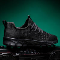Zapatos De Running Casuales Para Hombre Con Tejido FLYKNIT Ligero Y Transpirable Para Todas Las Estaciones Suela Suave Y Outdoor - details 12
