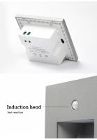 Lámpara De Pared Revestida LED Con Sensor PIR Para Pasillos Escaleras Y Estepes Iluminación Moderna Interior Para El Hogar Incluye Bombillas - details 14