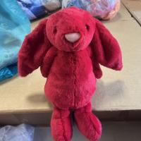 Muñeco De Peluche Jelly Cat Conejo Rojo De Navidad 30cm Juguete Interactivo Para Perros Y Gatos Suave Y Soothing Decoración Para El Hogar Regalo Para Mascotas - details 4