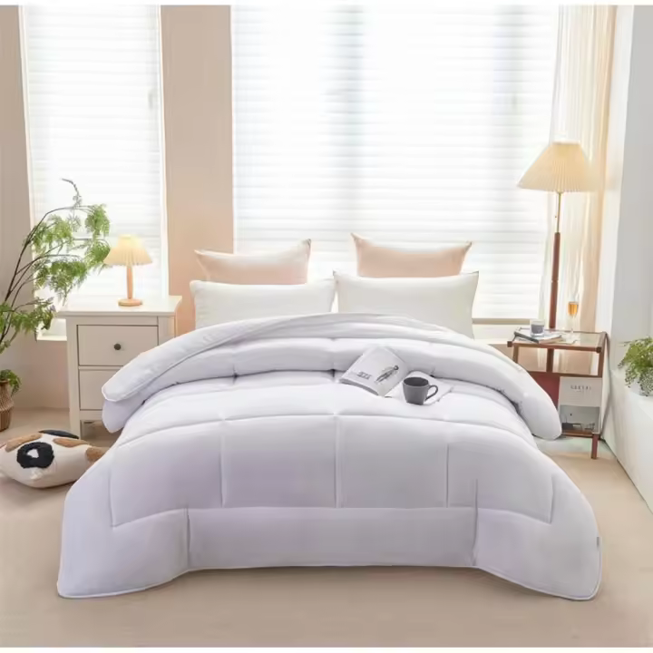 Relleno Nórdico Edredón Blanco 500g Invierno de Microfibra para Cama 105 135 150 - 1