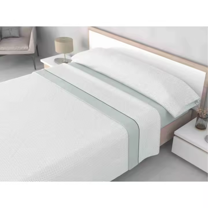 Juego de Sabanas Pirineo Borneo. Tejido Térmico. Juego de Sábanas Térmicas. Ropa de Cama de 3 Piezas 100% Poliéster. Juego de Sábanas Low Cost para Cama de 90, 105, 135 y 150 cm. Ropa de Cama Invierno Color a Escoger - 1