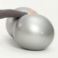 Bola De Yoga De Forma De Maní Anti-Rotura 90x45cm Para Ejercicio En Casa Equipo De Fitness Gimnasio Entrenamiento De Pilates Con Bombín - details 8