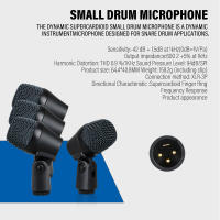Micrófono De Batería Cardioid Pequeño Serie Militar Con Clip Y Montura De Brazo Para Grabación Profesional Micrófono Electret - details 2